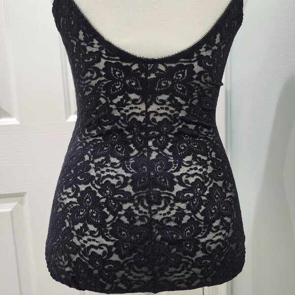 Bali Lace ‘N Smooth Shaping Bodysuit, Black Lace, Size 34B, NWOT - Picture 6 of 12